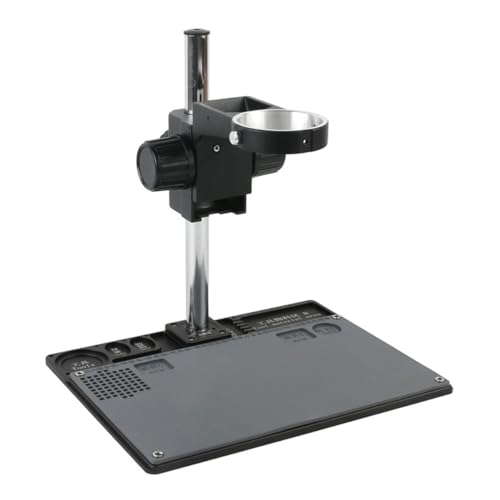 Mikroskop-Zubehör-Kit Aluminiumlegierung Mikroskop Ständer Halter Halterung Tischrahmen for Stereomikroskop Mikroskopische Objektträger(1) von ZTBH
