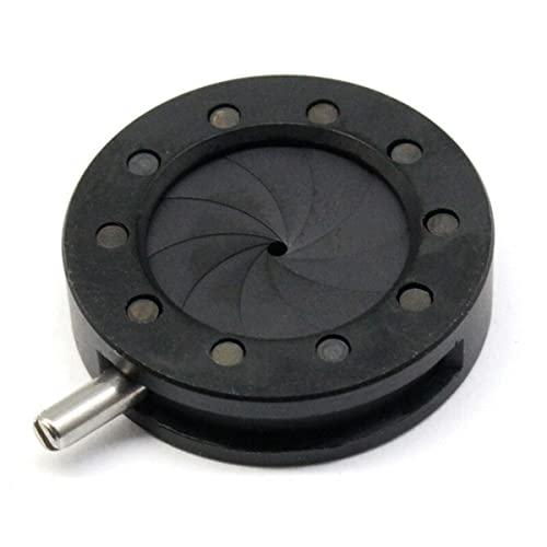 Mikroskop-Zubehör-Kit Amplifizierender Durchmesser 1-12mm Zoom optische Iris 10 Klingen for Digitalkameras-Mikroskop-Adapter Mikroskopische Objektträger von ZTBH