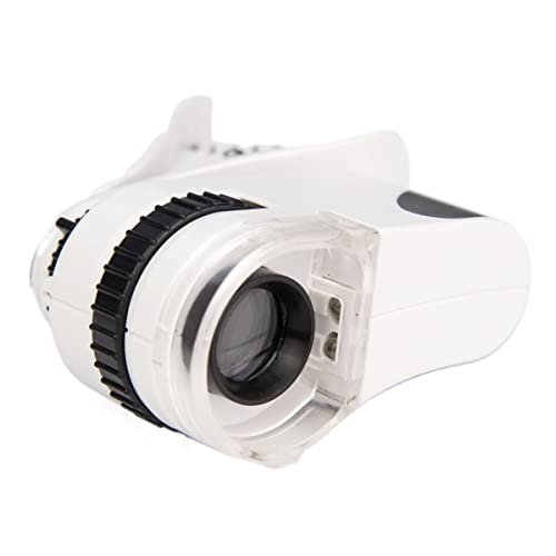 Mikroskop-Zubehör-Kit Foto -Mikroskop -Vergrößerung 50x 60x Lupe Glass Universal Telefonhalter USB Lupe Mikroskopische Objektträger(50x) von ZTBH
