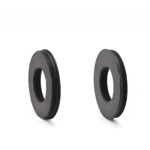Mikroskop-Zubehör-Kit M25 M26 M27 M32 M39 M40 M42 RMS CS Gewinde Adapter Ringe Mikroskop Objektiv Konverter for Nikon Zeiss Mitutoyo mikroskop Mikroskopische Objektträger(Size:M39 to RMS) von ZTBH