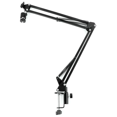 Mikroskop-Zubehör-Kit Mikroskophalterung, verstellbare Gelenkarmklemme, 50-mm-Ringhalter, C-Mount-Objektiv for Stativ, Löt-Videokamera, Klappständer Mikroskopische Objektträger von ZTBH