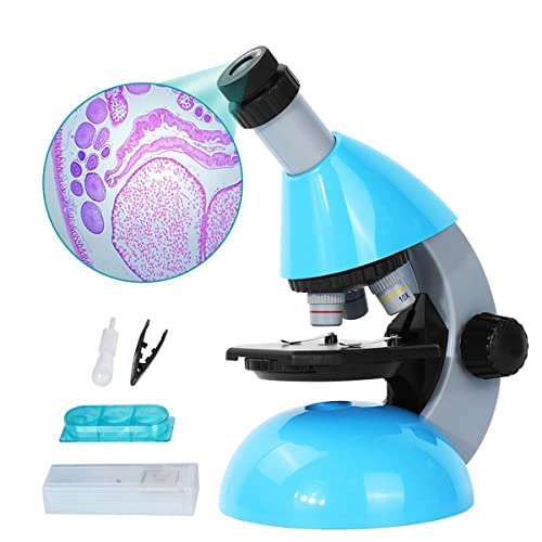 Mikroskop-Zubehör-Kit Monokularbiologisches Mikroskop Zoom 4 0x-640x. Mit unten LED Werkzeug Mikroskopische Objektträger von ZTBH