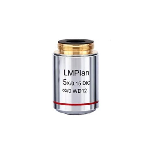 Mikroskop-Zubehör-Kit Objektiv LMP Infinite PLANE Objektiv mit langem Arbeitsabstand for metallurgisches biologisches Mikroskop Mikroskopische Objektträger(5X) von ZTBH