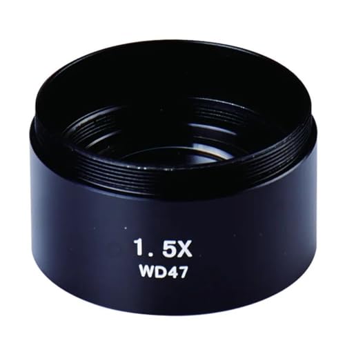 Mikroskop-Zubehör-Kit Professionelles Mikroskopobjektiv, Hilfsobjektiv, 0,5 x WD177 mm, 0,7 x 2 x 1,5 x Mikroskop-Ballow-Linse Mikroskopische Objektträger(1.5X) von ZTBH