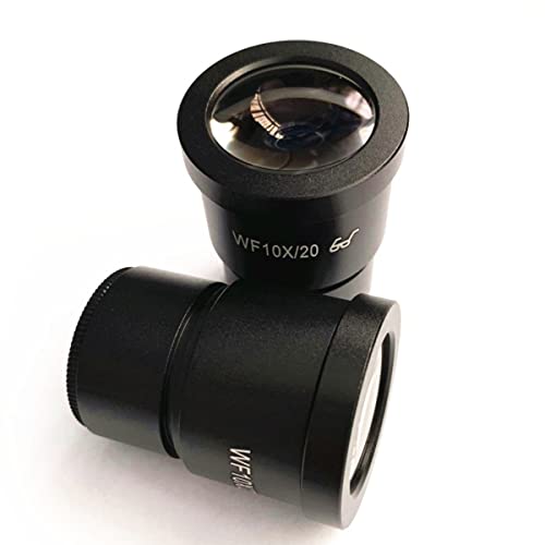 Mikroskop-Zubehör-Kit Stereo-Mikroskop 10x Okular-Linse 30 mm Durchmesser 2 Stck Mikroskopische Objektträger Mikroskop-Zubehör-Kit Stereo-Mikroskop 10x Okular-Linse 30 mm Durchmesser 2 Stck Mikroskopische Objektträger von ZTBH