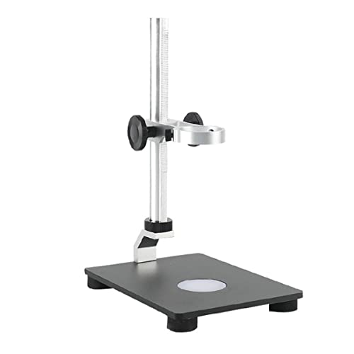 Mikroskop-Zubehör-Kit Universal einstellbare große Metallhalterung Desktop Verdickter Stützhubhalter mit LEDs Licht Mikroskopische Objektträger(35mm) von ZTBH