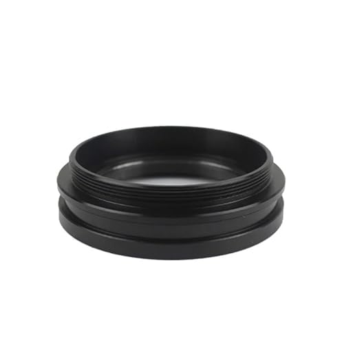 Mikroskop-Zubehör-Kit WD165 0,5X 0,7X 0,75X 1,0X 1,5X 2,0X Hilfs Objektiv, gewinde 48mm Barlow Glas Linse for Stereo trinokular Mikroskop Mikroskopische Objektträger(1.0X) von ZTBH