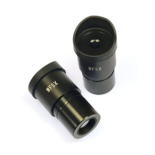 ZTBH Mikroskop-Zubehör-Kit Stereomikroskop Okular, 30mm 5X Weitwinkel Okular Mikroskopische Objektträger von ZTBH