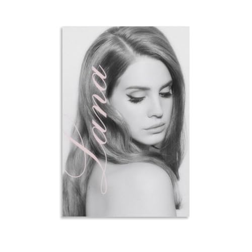 ZTEEHBJVP Lana Poster Del Music Rey Vintage Für Zimmer, Ästhetische Leinwand-Wandkunst, Schlafzimmer-Dekor Poster 12x18inch(30x45cm) von ZTEEHBJVP