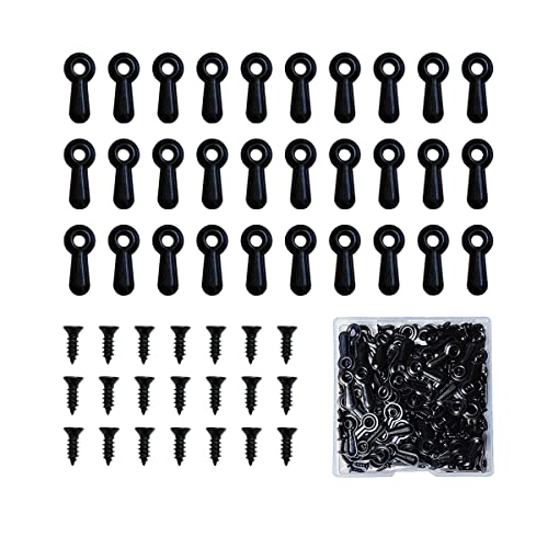 100 Stück Metall-Bilderrahmen Drehknopf-Verschlüsse mit 100 Stück Schrauben, Bilderrahmen Hardware Rückhalteclips Bild Drehknopf Rahmen Bild Drehknopf Verschlüsse Set von ZTEOFO