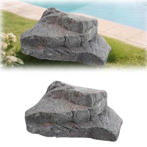 Künstlicher Sandstein Felsen, PU-Schaum Kunstfelsen Landschaftsfelsen, Leichte Landschaftssteine mit Realistischer Natürlicher Textur, Kunstfelsenabdeckungen für die Garten Deko A,33x23x23cm von ZTGL