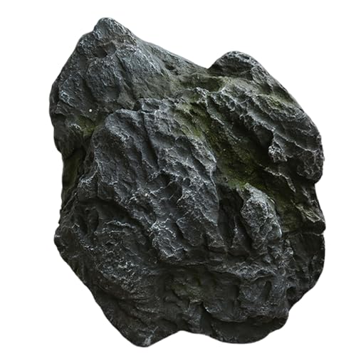 Kunstfelsen Hohle Trafohaus Abdeckung Künstliche Landschaftsfelsen Gefälschte Felsen Realistische Landschaftsfelsen Findlinge Fake Rock Cover für Landschaftsgestaltung Pump Gray, 40×16×50cm von ZTGL
