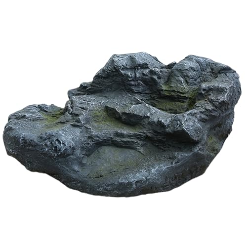 Kunstfelsen Hohle Trafohaus Abdeckung Künstliche Landschaftsfelsen Gefälschte Felsen Realistische Landschaftsfelsen Findlinge Fake Rock Cover für Landschaftsgestaltung Pump Gray, 46×35×24cm von ZTGL