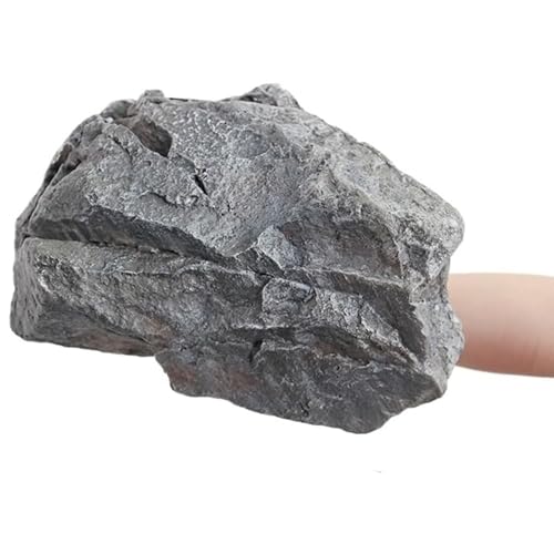 Landschaftsfelsen Gefälschte Felsen PU-Schaum Kunstfelsen Landschaftsgestein Realistische Natürliche Textur Leichte Künstliche Sandstein Felsen Vielseitige Kunstfelsenabdeckungen Gray, 35x27x22cm von ZTGL