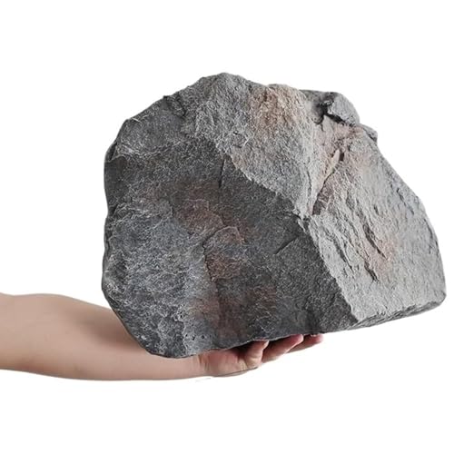 Landschaftsfelsen Gefälschte Felsen PU-Schaum Kunstfelsen Landschaftsgestein Realistische Natürliche Textur Leichte Künstliche Sandstein Felsen Vielseitige Kunstfelsenabdeckungen Gray, 40x30x20cm von ZTGL