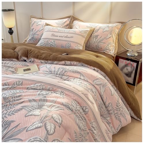 Winter Steppdecke, Dicke Bettdecke, Winter Dickes Warm Samt Kern, Flauschige Warme Bettdecke, Doppelseitige Plüsch Winterdecke, Verdicken Bettwäsche Weiche Mikrofaser Bettdecke B, 180*220cm/4kg Winter Steppdecke, Dicke Bettdecke, Winter Dickes Warm Samt Kern, Flauschige Warme Bettdecke, Doppelseitige Plüsch Winterdecke, Verdicken Bettwäsche Weiche Mikrofaser Bettdecke B, 180*220cm/4kg von ZTGL