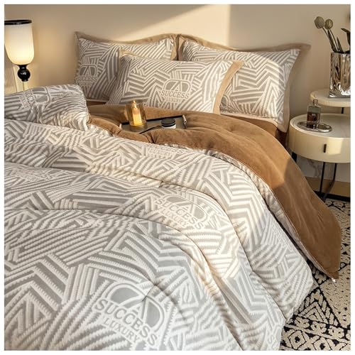 Winter Steppdecke, Dicke Bettdecke, Winter Dickes Warm Samt Kern, Flauschige Warme Bettdecke, Doppelseitige Plüsch Winterdecke, Verdicken Bettwäsche Weiche Mikrofaser Bettdecke D, 150*200cm/3.5kg Winter Steppdecke, Dicke Bettdecke, Winter Dickes Warm Samt Kern, Flauschige Warme Bettdecke, Doppelseitige Plüsch Winterdecke, Verdicken Bettwäsche Weiche Mikrofaser Bettdecke D, 150*200cm/3.5kg von ZTGL