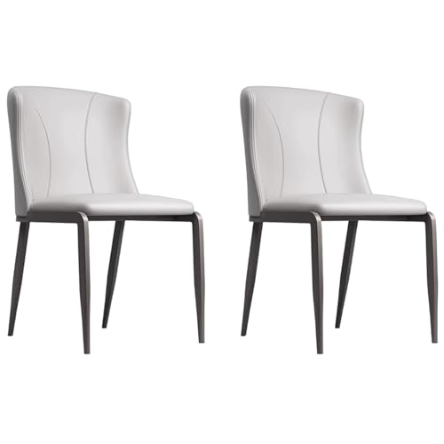ZTGL 1er/2er/4er/6er Set Esszimmerstühle Kunstleder, Küchenstühle Wohnzimmerstuhl Empfangstühle mit Rückenlehne Metallbeine, Ergonomischer Polsterstuhl für Esszimmer Wohnzimmer Beige, 2Pcs ZTGL 1er/2er/4er/6er Set Esszimmerstühle Kunstleder, Küchenstühle Wohnzimmerstuhl Empfangstühle mit Rückenlehne Metallbeine, Ergonomischer Polsterstuhl für Esszimmer Wohnzimmer Beige, 2Pcs von ZTGL