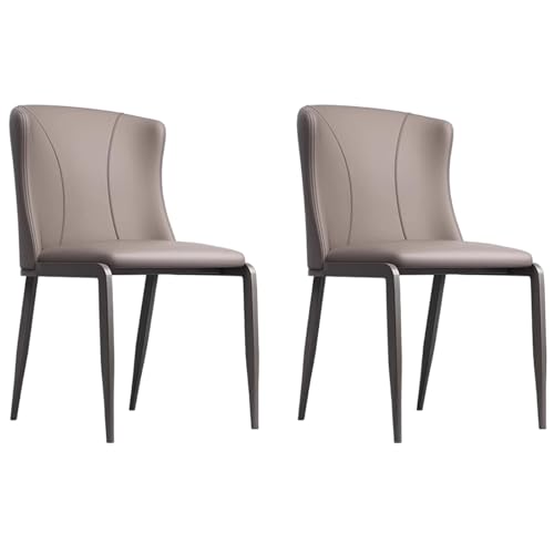 ZTGL 1er/2er/4er/6er Set Esszimmerstühle Kunstleder, Küchenstühle Wohnzimmerstuhl Empfangstühle mit Rückenlehne Metallbeine, Ergonomischer Polsterstuhl für Esszimmer Wohnzimmer Khaki, 2Pcs ZTGL 1er/2er/4er/6er Set Esszimmerstühle Kunstleder, Küchenstühle Wohnzimmerstuhl Empfangstühle mit Rückenlehne Metallbeine, Ergonomischer Polsterstuhl für Esszimmer Wohnzimmer Khaki, 2Pcs von ZTGL
