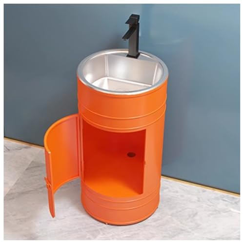 ZTGL Badmöbel Set mit Waschbecken Badezimmermöbel Gäste WC Waschbecken Waschplatz Waschbeckenunterschrank Waschtisch Runde Badschrank Standschrank Waschtischunterschrank B, with Door ZTGL Badmöbel Set mit Waschbecken Badezimmermöbel Gäste WC Waschbecken Waschplatz Waschbeckenunterschrank Waschtisch Runde Badschrank Standschrank Waschtischunterschrank B, with Door von ZTGL
