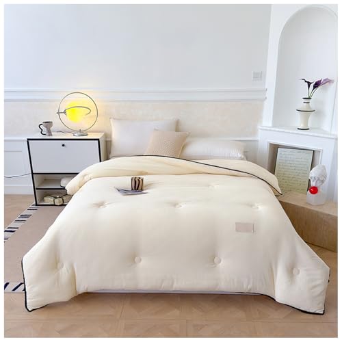 ZTGL Dicke Bettdecke, Winter Extra Warme Flauschige Steppdecken, Winter Weiche Mikrofaser Daunendecke, Doppelseitige Fleece-Steppdecke, Dicker Bettdecke Aus Samt, Plüsch Winterdecke D, 150×200cm/3kg ZTGL Dicke Bettdecke, Winter Extra Warme Flauschige Steppdecken, Winter Weiche Mikrofaser Daunendecke, Doppelseitige Fleece-Steppdecke, Dicker Bettdecke Aus Samt, Plüsch Winterdecke D, 150×200cm/3kg von ZTGL