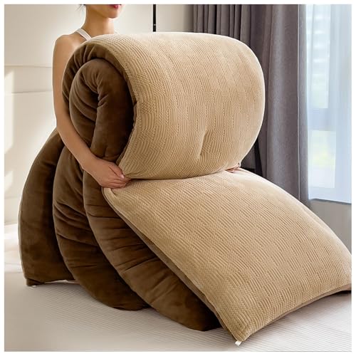 ZTGL Dicke Bettdecke Winter, Flauschige Doppelseitige Mikrofaser Steppdecken Winter Bettdecke, Weiche Warme Plüsch Winterdecke, Dick warm, Verdicken Bettwäsche Daunendecke Aus Samt B, 200 * 230cm/4kg von ZTGL