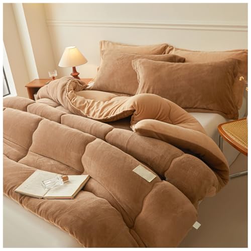 ZTGL Dicker Steppdecke Winter, Flauschige Warmer Plüsch Bettdecke, Dicke Allergiker-Winterdecke, Warme Baumwolle Winter Decke, Doppelseitiges Luxus Verdicken Mikrofaser Bettdecke A, 150×200cm/3.5kg ZTGL Dicker Steppdecke Winter, Flauschige Warmer Plüsch Bettdecke, Dicke Allergiker-Winterdecke, Warme Baumwolle Winter Decke, Doppelseitiges Luxus Verdicken Mikrofaser Bettdecke A, 150×200cm/3.5kg von ZTGL