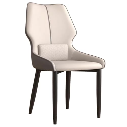 ZTGL Esszimmerstühle Set aus Kunstleder, Küchenstuhl Polsterstuhl Wohnzimmerstuhl mit Rückenlehne, Ergonomischer Gepolstertem Sitz, Metallbeinen, für Esszimmer Wohnzimmer Küche Light Gray,1Pcs ZTGL Esszimmerstühle Set aus Kunstleder, Küchenstuhl Polsterstuhl Wohnzimmerstuhl mit Rückenlehne, Ergonomischer Gepolstertem Sitz, Metallbeinen, für Esszimmer Wohnzimmer Küche Light Gray,1Pcs von ZTGL