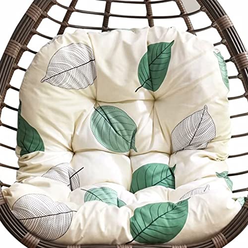 ZTGL Hängesessel Kissen, Auflage für Polyrattan/Rattan Hängeschaukel, Polster, Hängekorb, Schaukel Korb, Schaukelkissen Rückenkissen in Farbe, Waschbar,B,120x100cm von ZTGL