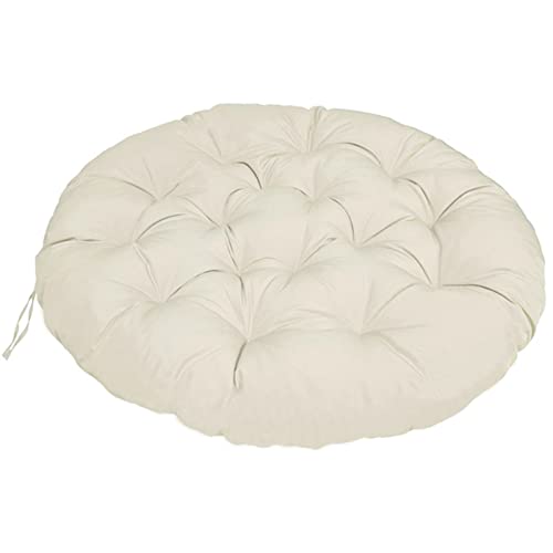 ZTGL Papasansessel Kissen Wasserdicht, Polster Bodenkissen für Schwenksessel, Rund Papasan Sessel, Indoor & Outdoor Polyrattan Sessel von ZTGL