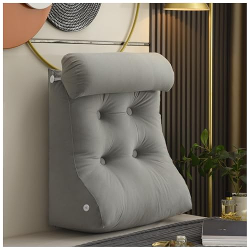 ZTGL Rückenkissen mit Nackenrolle Dreieck, Ergonomisch Geformtes Keilkissen, Bequemes Lesekissen für Bett, Perfekt für Rückenunterstützung beim Entspannen, Spielen, oder Fernsehen A, 55 * 60 * 26cm ZTGL Rückenkissen mit Nackenrolle Dreieck, Ergonomisch Geformtes Keilkissen, Bequemes Lesekissen für Bett, Perfekt für Rückenunterstützung beim Entspannen, Spielen, oder Fernsehen A, 55 * 60 * 26cm von ZTGL