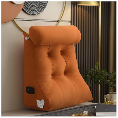 ZTGL Rückenkissen mit Nackenrolle Dreieck, Ergonomisch Geformtes Keilkissen, Bequemes Lesekissen für Bett, Perfekt für Rückenunterstützung beim Entspannen, Spielen, oder Fernsehen B, 55 * 60 * 26cm ZTGL Rückenkissen mit Nackenrolle Dreieck, Ergonomisch Geformtes Keilkissen, Bequemes Lesekissen für Bett, Perfekt für Rückenunterstützung beim Entspannen, Spielen, oder Fernsehen B, 55 * 60 * 26cm von ZTGL