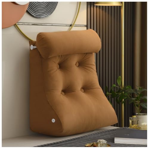 ZTGL Rückenkissen mit Nackenrolle Dreieck, Ergonomisch Geformtes Keilkissen, Bequemes Lesekissen für Bett, Perfekt für Rückenunterstützung beim Entspannen, Spielen, oder Fernsehen D, 55 * 60 * 26cm ZTGL Rückenkissen mit Nackenrolle Dreieck, Ergonomisch Geformtes Keilkissen, Bequemes Lesekissen für Bett, Perfekt für Rückenunterstützung beim Entspannen, Spielen, oder Fernsehen D, 55 * 60 * 26cm von ZTGL