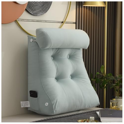 ZTGL Rückenkissen mit Nackenrolle Dreieck, Ergonomisch Geformtes Keilkissen, Bequemes Lesekissen für Bett, Perfekt für Rückenunterstützung beim Entspannen, Spielen, oder Fernsehen E, 55 * 60 * 26cm ZTGL Rückenkissen mit Nackenrolle Dreieck, Ergonomisch Geformtes Keilkissen, Bequemes Lesekissen für Bett, Perfekt für Rückenunterstützung beim Entspannen, Spielen, oder Fernsehen E, 55 * 60 * 26cm von ZTGL