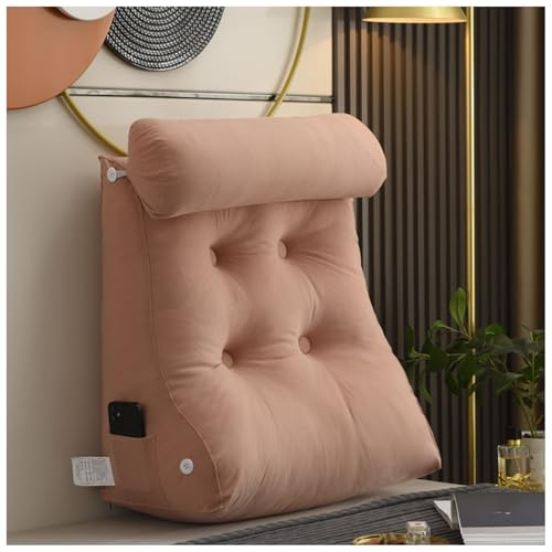 ZTGL Rückenkissen mit Nackenrolle Dreieck, Ergonomisch Geformtes Keilkissen, Bequemes Lesekissen für Bett, Perfekt für Rückenunterstützung beim Entspannen, Spielen, oder Fernsehen F, 55 * 60 * 26cm ZTGL Rückenkissen mit Nackenrolle Dreieck, Ergonomisch Geformtes Keilkissen, Bequemes Lesekissen für Bett, Perfekt für Rückenunterstützung beim Entspannen, Spielen, oder Fernsehen F, 55 * 60 * 26cm von ZTGL