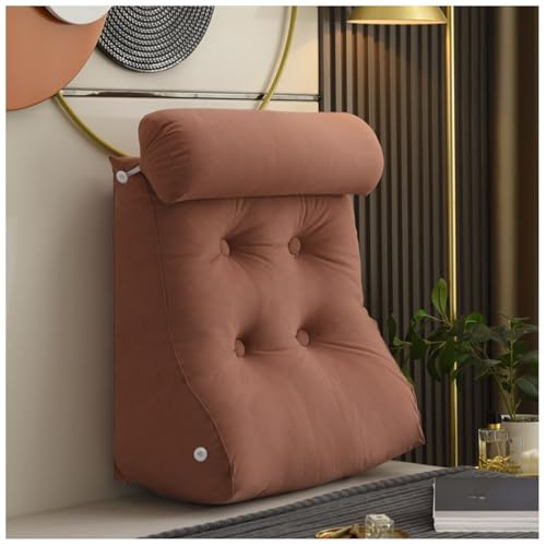 ZTGL Rückenkissen mit Nackenrolle Dreieck, Ergonomisch Geformtes Keilkissen, Bequemes Lesekissen für Bett, Perfekt für Rückenunterstützung beim Entspannen, Spielen, oder Fernsehen G, 55 * 60 * 26cm ZTGL Rückenkissen mit Nackenrolle Dreieck, Ergonomisch Geformtes Keilkissen, Bequemes Lesekissen für Bett, Perfekt für Rückenunterstützung beim Entspannen, Spielen, oder Fernsehen G, 55 * 60 * 26cm von ZTGL