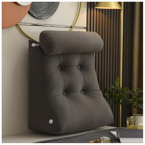 ZTGL Rückenkissen mit Nackenrolle Dreieck, Ergonomisch Geformtes Keilkissen, Bequemes Lesekissen für Bett, Perfekt für Rückenunterstützung beim Entspannen, Spielen, oder Fernsehen J, 55 * 60 * 26cm ZTGL Rückenkissen mit Nackenrolle Dreieck, Ergonomisch Geformtes Keilkissen, Bequemes Lesekissen für Bett, Perfekt für Rückenunterstützung beim Entspannen, Spielen, oder Fernsehen J, 55 * 60 * 26cm von ZTGL