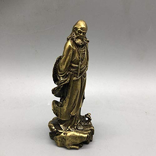 ZTIANEF Figuren Skulpturen Statuen Dekoartikel Skulptur Antike Statuen Von Buddha Bodhidharma Vorfahren Ornamente Buddha Halle Gewidmet Figur Ornamente Heimtextilien von ZTIANEF