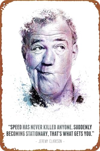 The Legendary Jeremy Clarkson and his quote. Poster Bar Club Man Cave Wohnzimmer Küche Garage Badezimmer Home Art Wanddekoration, Plaque, 20,3 x 30,5 cm von ZTLLFV