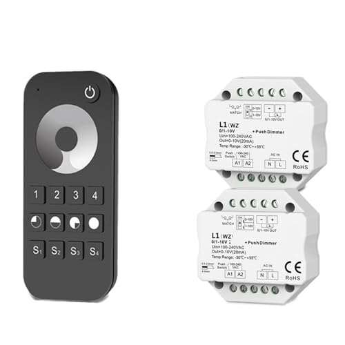 0-10 V AC 100-240 V Push-Pull-LED-Dimmschaltermodul(2xL1(WZ) and RT6) von ZTOSZSPT
