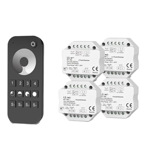 0-10 V AC 100-240 V Push-Pull-LED-Dimmschaltermodul(4xL1(WZ) and RT6) von ZTOSZSPT