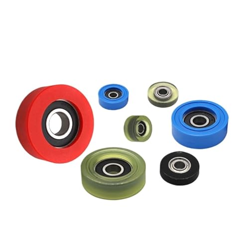 1 Stück Polyurethan-Formlager, Polyurethan-beschichtetes Lager, PU-Rollen-beschichtetes Führungsrad(PU620248-15) von ZTOSZSPT