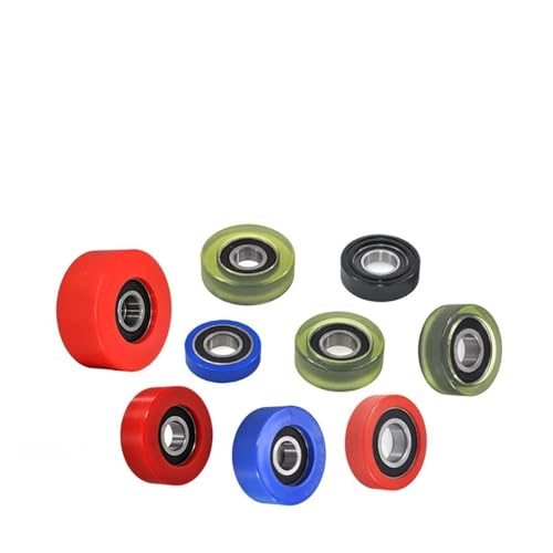 1 Stück gummierte Riemenscheibe mit geformtem Polyurethan-Lager, Innendurchmesser 17 mm-20 mm-25 mm, gummierte Riemenscheibe mit geformtem Polyurethan-Lager(PU620470-25-01) von ZTOSZSPT