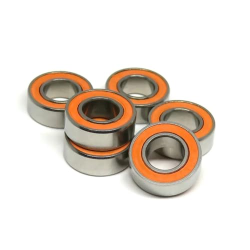 10 Stück S625 2RS 5 x 16 x 5 mm ABEC-7 Edelstahl-Hybrid-Keramiklager 625 S625C RS 2RS 3D-Drucker-Keramikkugellager(S687C-2OS 7x14x5mm) von ZTOSZSPT