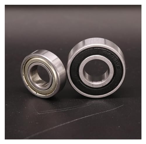 2 Stück 440 Edelstahl S605 S605RS S605-2RS S605ZZ SS605 605 Rillenkugellager 5X14X5mm Kugellager(2RS (NBR Seals)) von ZTOSZSPT