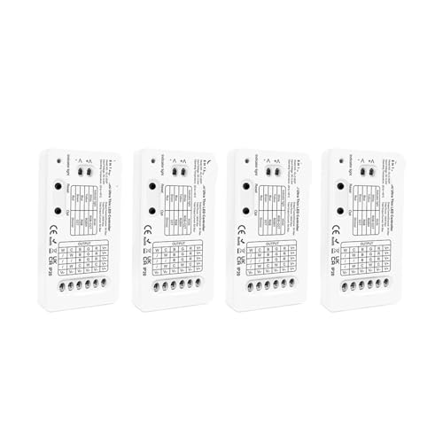 3.0 DC5-24V Pro 5 in 1 Mini-LED-Controller RCT/RGBW/RGB/CCT/Dimmer(3A Per Channel,4PCS Mini 5 in 1) von ZTOSZSPT