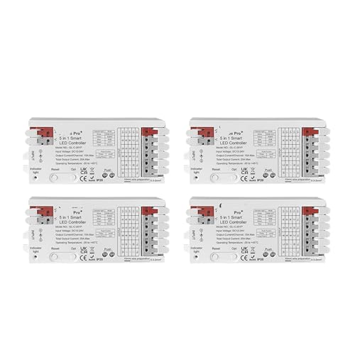 3.0 Pro+ 5-in-1 LED-Lichtstreifen-Controller bis zu 20A RCT/RGBW/RGB/CCT/Dimmer(4PCS 5in1 Pro Plus) von ZTOSZSPT