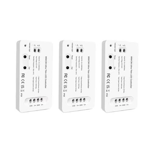 3.0 Ultradünner Mini WWCW CCT LED-Lichtstreifen-Controller Warmweißes Licht(3PCS WWCW) von ZTOSZSPT