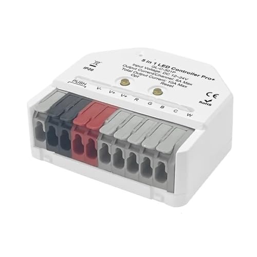 5-in-1-LED-Lichtstreifen-Controller DC 12 V 24 V Dimmer for RCT CCT WW CW NW LED-Lichtstreifen 5-in-1-LED-Lichtstreifen-Controller DC 12 V 24 V Dimmer for RCT CCT WW CW NW LED-Lichtstreifen von ZTOSZSPT
