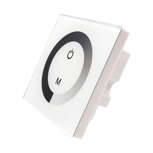 86 Typ Panel Single Touch Controller LED Oberflächenmontage Wanddimmer Touch Panel Controller(WHITE) von ZTOSZSPT